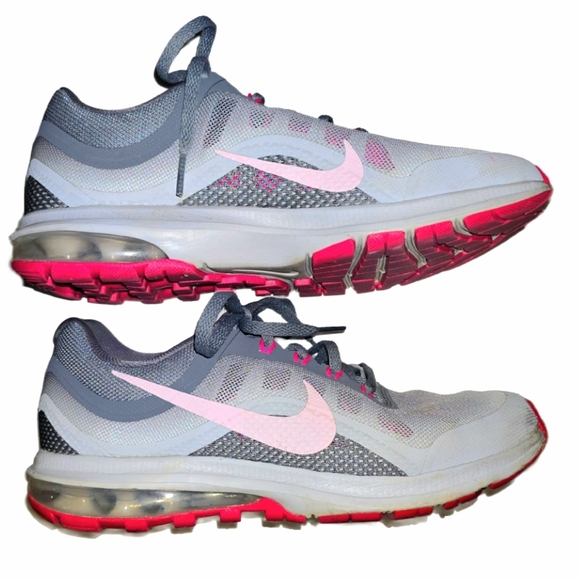 Women's Nike Air Max Dynasty 2 Running Shoes (Grey/Pink - Size 8) - Picture 3 of 9
